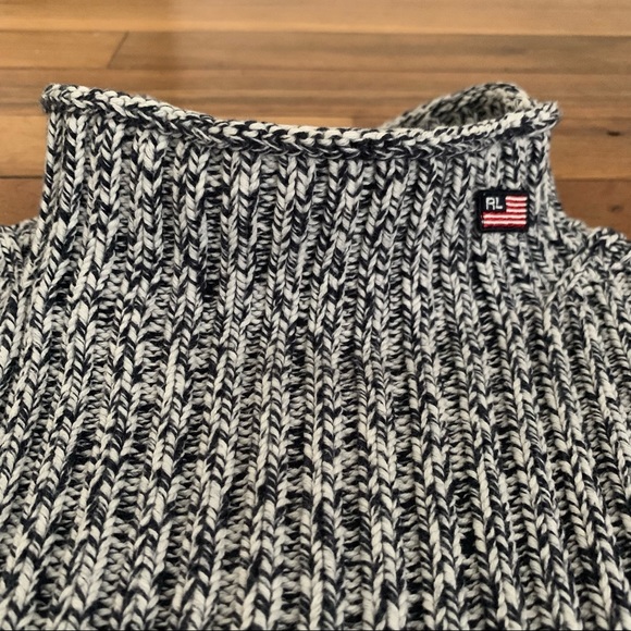 Vintage Ralph Lauren Turtleneck Ski Polo Sweater - Picture 4 of 11